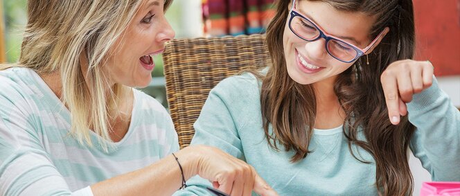 Tutor helping student with homework